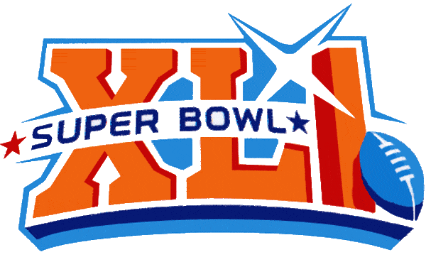 Super Bowl XLI Alternate Logo v3 DIY iron on transfer (heat transfer)